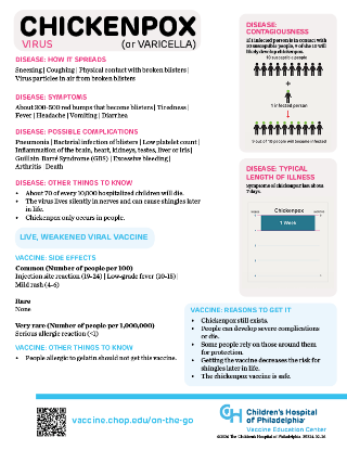 Picture of Chickenpox Info On-the-Go