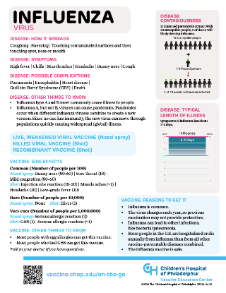 Picture of Influenza Info On-the-Go